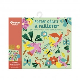 My Activity Pouch - Giant Glitter Poster Fantastic Birds