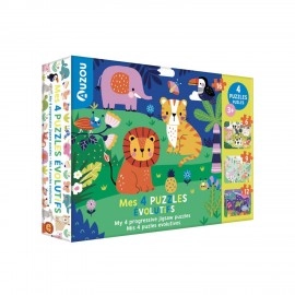 Early Learning - My 4 Progressive Jigsaw Puzzles