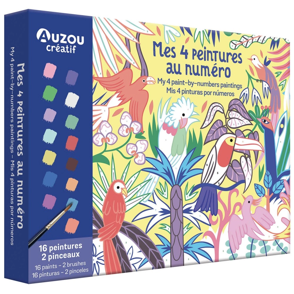 My Artistic Kit - My 4 Paint By Numbers Pictures - Nature