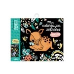 Velvet Felt Art Picture Colouring Set - Spring