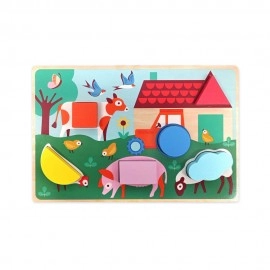 My First Shape Puzzle - The Farm