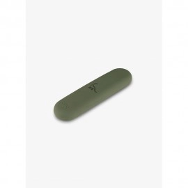 Stainless Steel Cutlery Set With Silicon Case - Dino Green