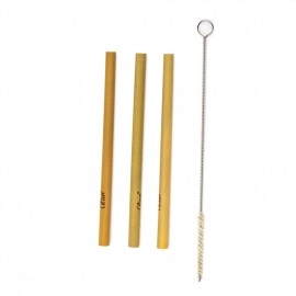 Bamboo Straws Set of 3
