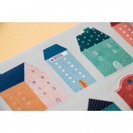 Mix - Stickers Sea, City & Space - 12 pcs