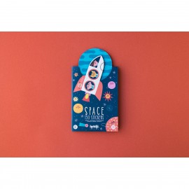 Mix - Stickers Sea, City & Space - 12 pcs