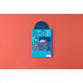 Mix - Stickers Sea, City & Space - 12 pcs