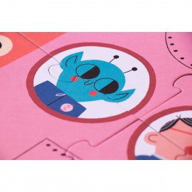Valentina in Space - 2+3+4+5+10 pcs - Glow in the Dark Puzzle
