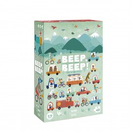Beep Beep - 48 pcs - Look and Find Puzzle