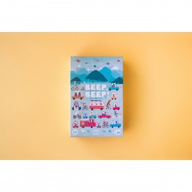 Beep Beep - 48 pcs - Look and Find Puzzle