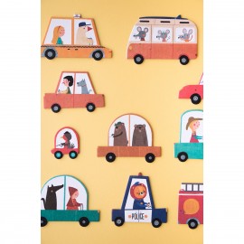 Beep Beep - 48 pcs - Look and Find Puzzle