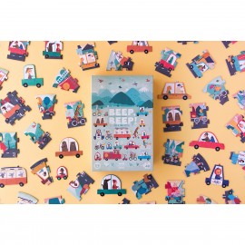 Beep Beep - 48 pcs - Look and Find Puzzle