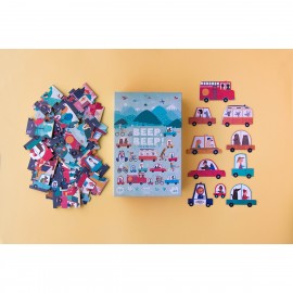 Beep Beep - 48 pcs - Look and Find Puzzle