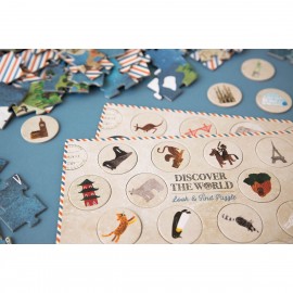 Discover the World - 200 pcs - Look and Find Puzzle