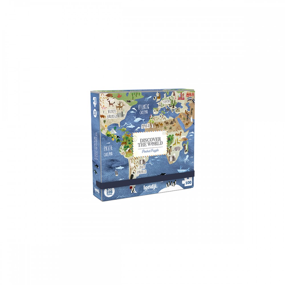 Discover The Worlds - 100 pcs - Pocket Puzzle