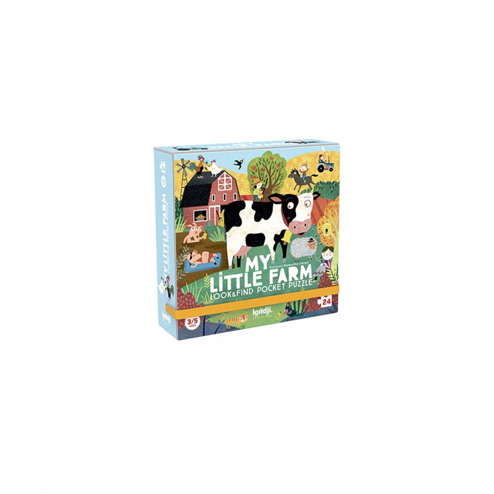 My Little Farm - 24 pcs - Look and Find Pocket Puzzle