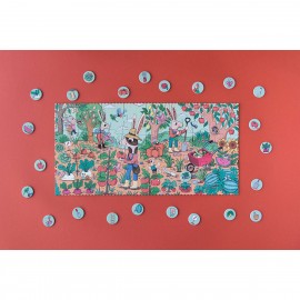 Rabbit's Garden - 24 pcs - Look and Find Puzzle