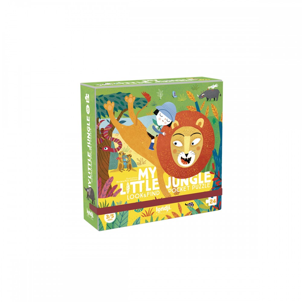 My Little Jungle - 24 pcs- Look and Find Pocket Puzzle
