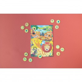 My Little Jungle - 24 pcs- Look and Find Pocket Puzzle