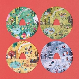A Home for Nature - 4 x 10 pcs - Four Seasons Puzzle