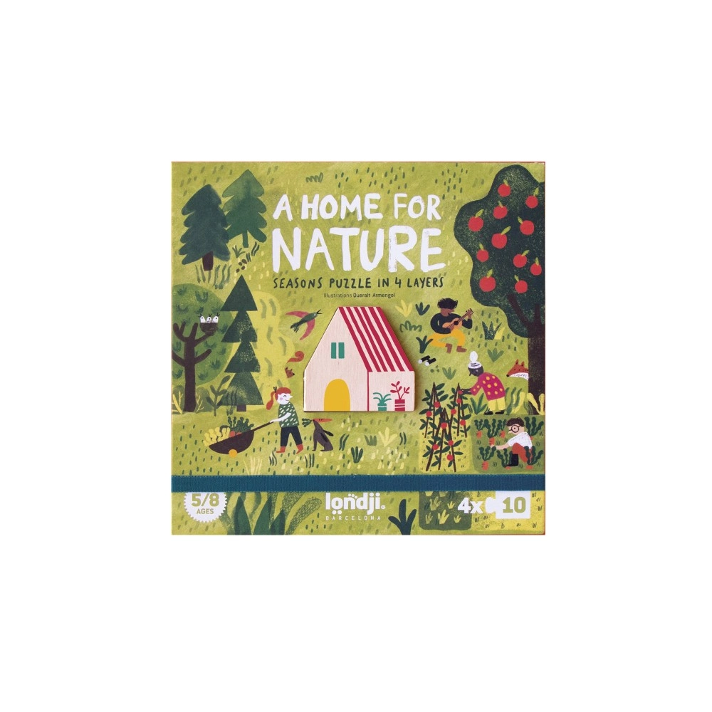 A Home for Nature - 4 x 10 pcs - Four Seasons Puzzle