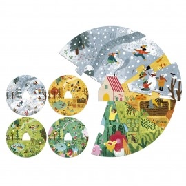 A Home for Nature - 4 x 10 pcs - Four Seasons Puzzle
