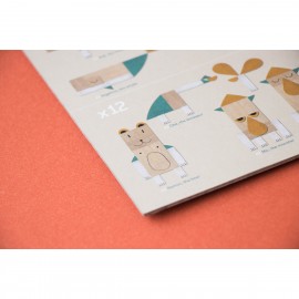 The Fox & the Mouse - Wooden Animal Construction Game