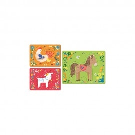 Dudu Puzzle Frame - On the Farm