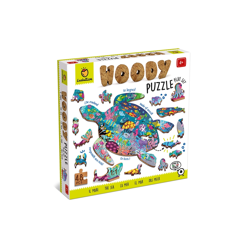 Woody Puzzle - The Sea