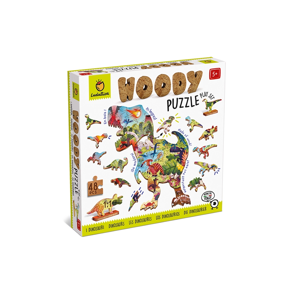 Woody Puzzle - Dinosaurs