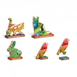 Woody Puzzle - Baby Animals