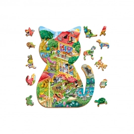 Woody Puzzle - Baby Animals