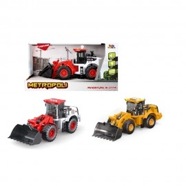 Metropoli - Bulldozer with Lights and Sound Set - 2 pcs
