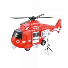Metropoli - Rescue Helicopters with Lights and Sound Set - 2 pcs