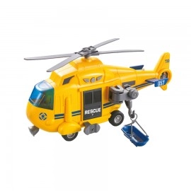 Metropoli - Rescue Helicopters with Lights and Sound Set - 2 pcs