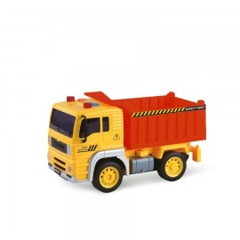Metropoli - Construction Site Vehicles with Lights and Sound Set - 4 pcs