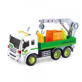 Metropoli - Recyclying Vehicles with Lights and Sound Set - 3 pcs