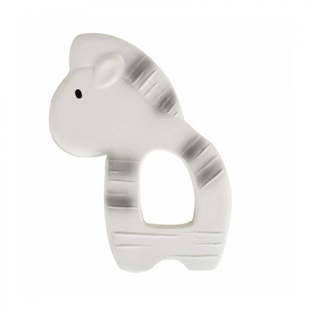 Organic Rubber Baby Teether - Zebra